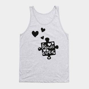 Best Friends Forever Connection Puzzle (right) Tank Top